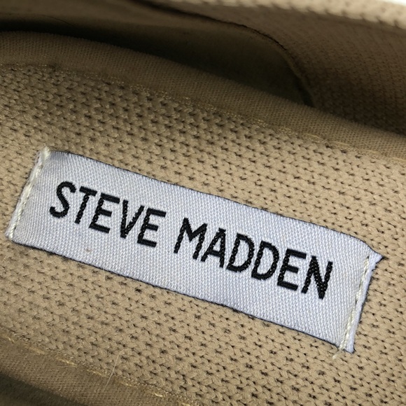 Steve Madden Natural Taupe Women’s Slip-On Knit Flats Shoes- Size 6.5 - Picture 2 of 14